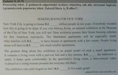 K.....y - Z tymi mieszkaniami to jest jakiś nonsens.
W 8.1 pasuje "another", a powin...