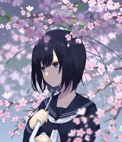 S.....z - #randomanimeshit #originalcharacter #blueeyes #shorthair #blackhair #school...