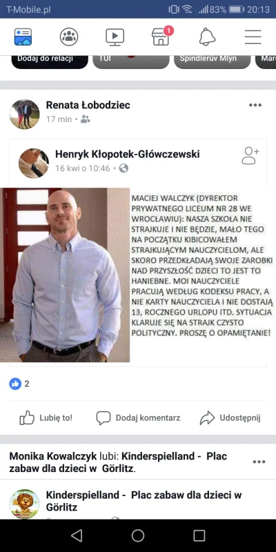 guzow - Poznajcie dyrektora? #strajknauczycieli #fakenews