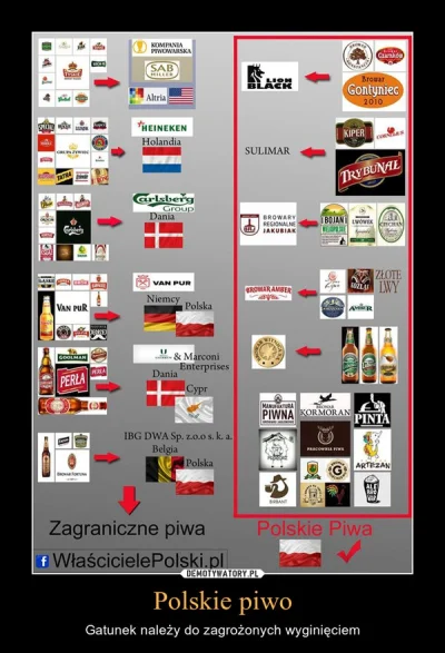 v.....a - ta, piwo Polskie należące do zagranicznego koncernu 

 Oto lista piw, któr...