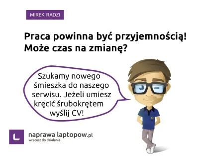naprawalaptopow - Ogłoszenie o pracę w #poznan !



Szukamy studenta/osoby uczącej si...