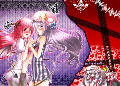 z.....s - #randomanimeshit #touhou #patchouliknowledge #koakuma #yuri 

#hikamiakira ...