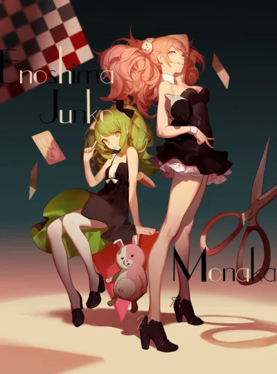 Morimasa - #randomanimeshit #danganronpa #junkoenoshima #monakatouwa #monomi