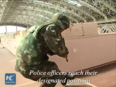Misiakk - Tutaj pokaz ćwiczeń chińskiej policji w odbijaniu zawodników.