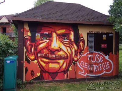 ElektrykaPradNieTyka - Trafostacja nie musi straszyć #krakow #streetart #graffiti #mu...