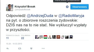 i.....a - Ludzie głosowali na Dudę , a dostali Dudensteina . W kwestiach Polsko - żyd...