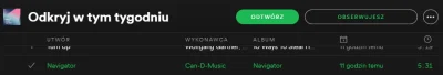 w.....y - To uczucie gdy słuchasz muzyki polecanej przez Spotify na ten tydzień i odk...