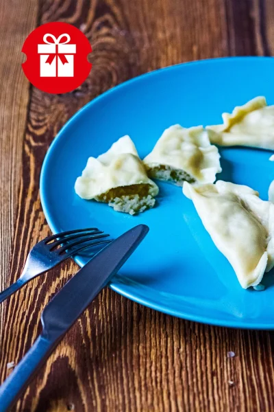 Browin - Domowe pierogi z kapustą i grzybami - krok po kroku

Składniki na 1,3 kg c...