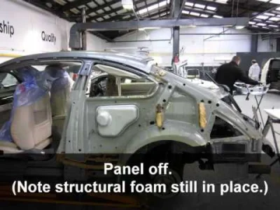 Eco999 - Ręczne nakładanie blach na metalową konstrukcję auta z wykorzystaniem orygin...