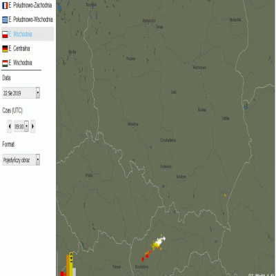 krakus123 - Serio nagła ta burza... Utworzyła się na Słowacji 3 h wcześniej nim doszł...