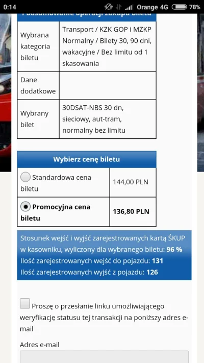 sylwke3100 - Tym razem się udało przycebulić. Nawet cud że się rano bilet pojawił (ku...