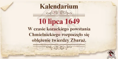ksiegarnia_napoleon - #zbaraz #chmielnicki #kozacy #kalendarium