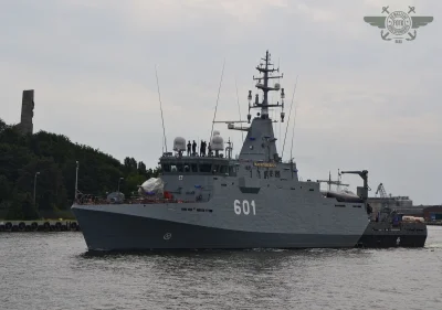 Archad - Najnowszy polski okręt, niszczyciel min "Kormoran", wyruszył w swój pierwszy...