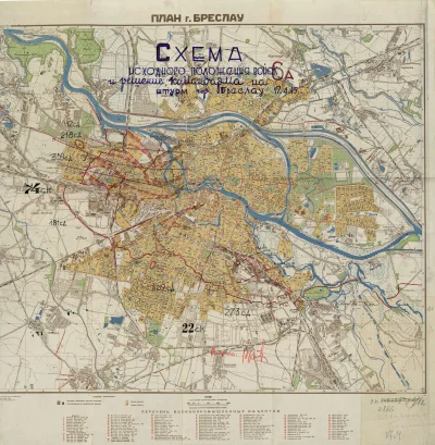 MusicURlooking4 - @plnk: mam, na przykład mapa sztabowa z 17 kwietnia 1945 z naniesio...
