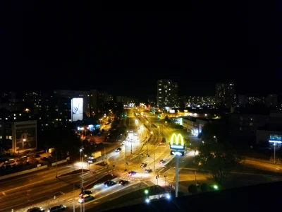 Cavaron - Morena nocą. Chyba jedno z lepszych zdjęć jakie wykonałem telefonem.
#gdan...