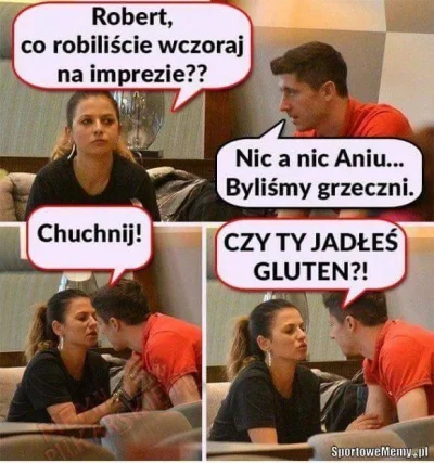 Tosiek14 - #heheszki #humorobrazkowy #lewandowski #gluten #niewiemczybyloaledobre