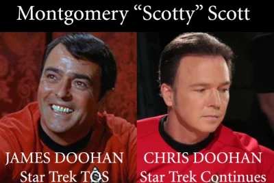 80sLove - Taka ciekawostka dotycząca seriale Star Trek Continues - w rolę Scotty'ego ...