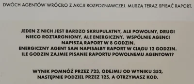 jaqo1989 - Znajdzie się jakiś wariat który rozgryzie tą zagadkę? ( ͡° ͜ʖ ͡°)
#ciekaw...