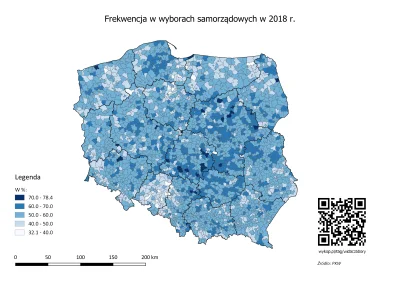 czarnobiaua - Frekwencja w wyborach samorządowych w 2018 r.

Żródło: Państwowa Komi...