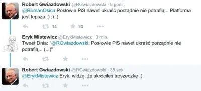 M.....m - Omujborze, jaki ten gość jest słaby. Taki stary a taki głupi.



#mistewicz...