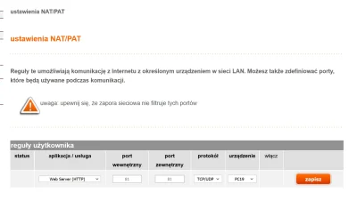 M.....u - Mam problem z przekierowaniem portów na genialnym sprzęcie #livebox w wersj...