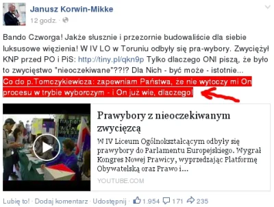 franekfm - #jkm #krul #korwin vs #tomczykiewicz


 Co do p.Tomczykiewicza: zapewniam ...