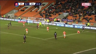 nieodkryty_talent - Blackpool 0:[2] Arsenal - Joe Willock x2
#mecz #golgif #facup #b...