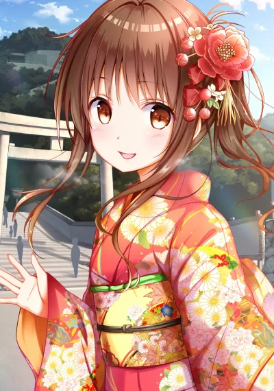 LlamaRzr - #randomanimeshit #toloveru #mikanyuuki #kimono