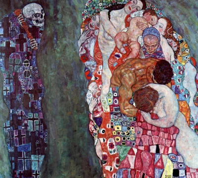 djavulen - Gustav Klimt, Życie i Śmierć (1916)

#malarstwo #sztuka #obrazy