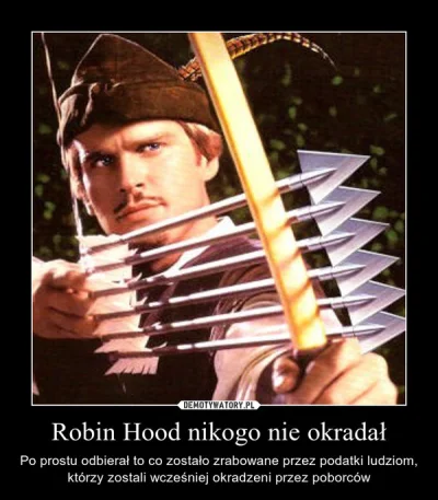 Tolstoj-kot - Kaczyński (PiS) nie może być Robin Hoodem! Bo on jest poborcą podatkowy...