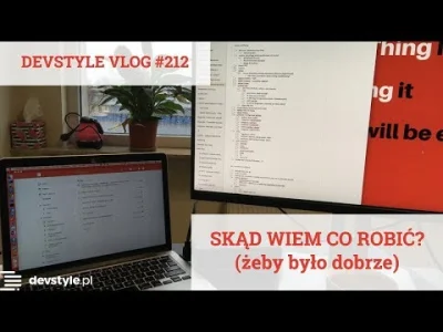 maniserowicz - Skąd WIEM CO ROBIĆ (żeby prawie wszystko się UDAWAŁO)? [ #devstyle #vl...