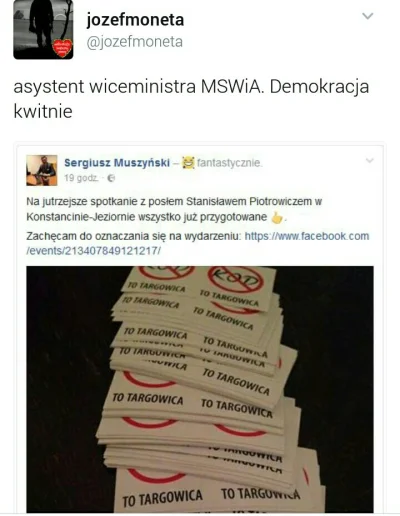 falszywyprostypasek - Syn sędziego-dublera Trybunału Przyłębskiej, ulotki przeciwko o...