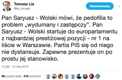 szymeg7 - Aż sprawdziłem czy Lisa fantazja nie poniosła. No i nie poniosła. Saryusz-W...