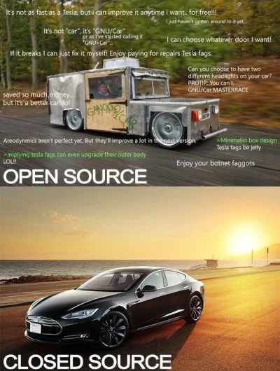 tellet - @msg: Bo to jest Tesla w wersji Open Source ( ͡° ͜ʖ ͡°)
Nawet wszystkie arg...