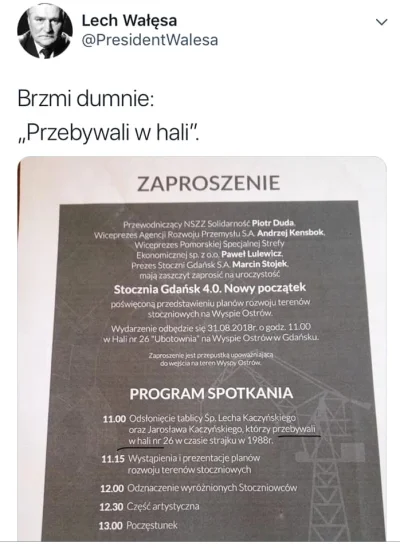 blabusna666 - To sie kur... przestaje w głowie mieścić 
Na stoczni będzie tablica pa...