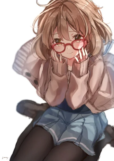 LlamaRzr - #randomanimeshit #kyoukainokanata #miraikuriyama #meganekko #rajstopyanime...