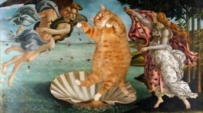 Catit - Sandro Botticelli- Narodziny Wenus

#sztuka #art #estetyczneobrazki #koty 
...