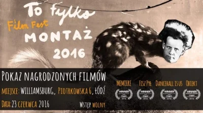 gtredakcja - To Tylko Montaż Film Fest 2016 – pokaz nagrodzonych filmów
http://gazet...