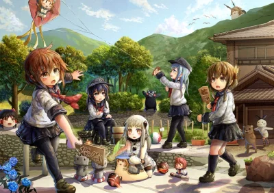 z.....s - #randomanimeshit #kantaicollection #touhou #akatsuki #errormusume #reimuhak...