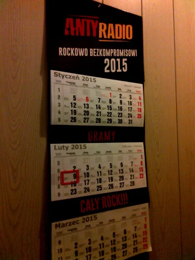 antyradio - Prawie połowa lutego, a my znaleźliśmy 5 kalendarzy... Jeśli chcielibyści...