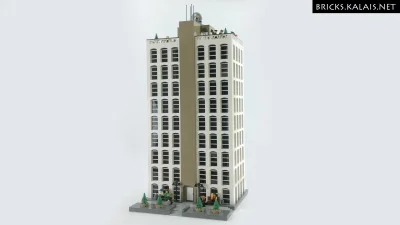 Kalais - Następny zrealizowany przeze mnie projekt dla LEGO Polska. Wieżowiec, który ...