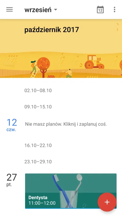 NH35 - @szukajek: Standardowy kalendarz Googla?