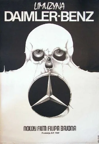 jadi - #plakat do filmu 'Limuzyna Daimler Benz'. Autor: Jakub Erol, 1982r.

#polska...