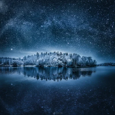 a.....n - #zima #earthporn #finlandia #las #jezioro #fotografia / zyskuje przy powięk...