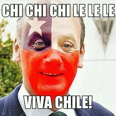 P.....n - Tego nie może zabraknąć. 
"Chi chi chi
le le le 
viva Chile"
#mecz #chile #...