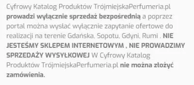 perfumomaniak_pl - Trójmiejska perfumeria - na dole strony pojawiła się u nich inform...