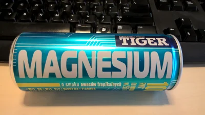 Levusek - #tysiacwypitychenergetykow 
978-1=977
Tiger Magnesium, polecam ༼ つ ◕_◕ ༽つ