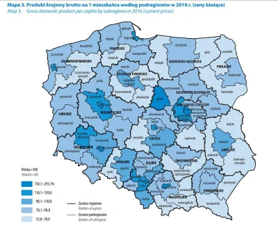 muckfods - Lubelskie to głównie Lublin i okolice, tam PKB najlepsze, ale w dół ciągni...