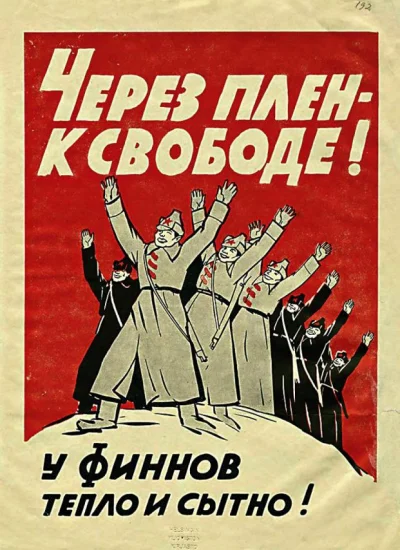 murza - #propaganda #rosja

"przez niewolę do wolności, u Finów ciepło i syto"