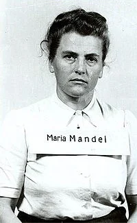 P.....o - Maria Mandl w więzieniu Montelupich. Kraków, rok 1947.

Maria Mandl (SS-Auf...